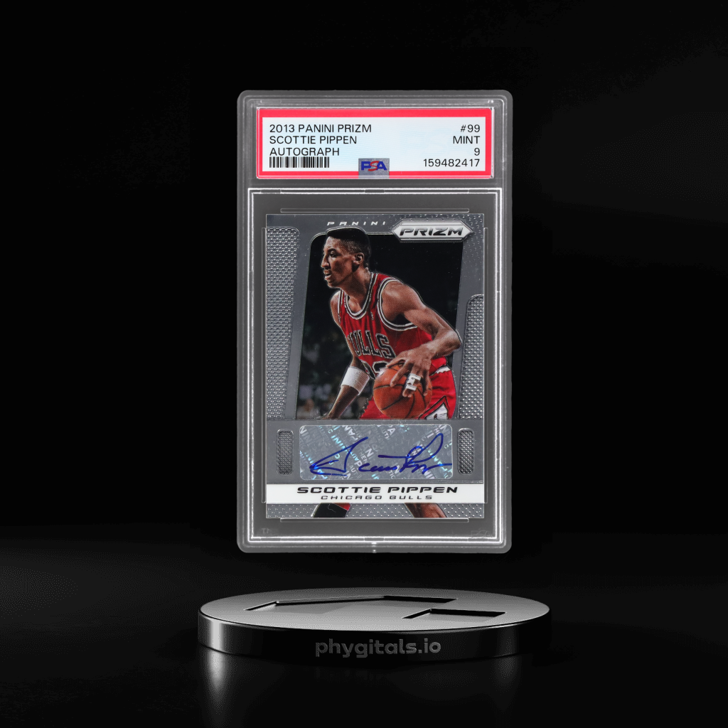 Autograph Scottie Pippen card artwork