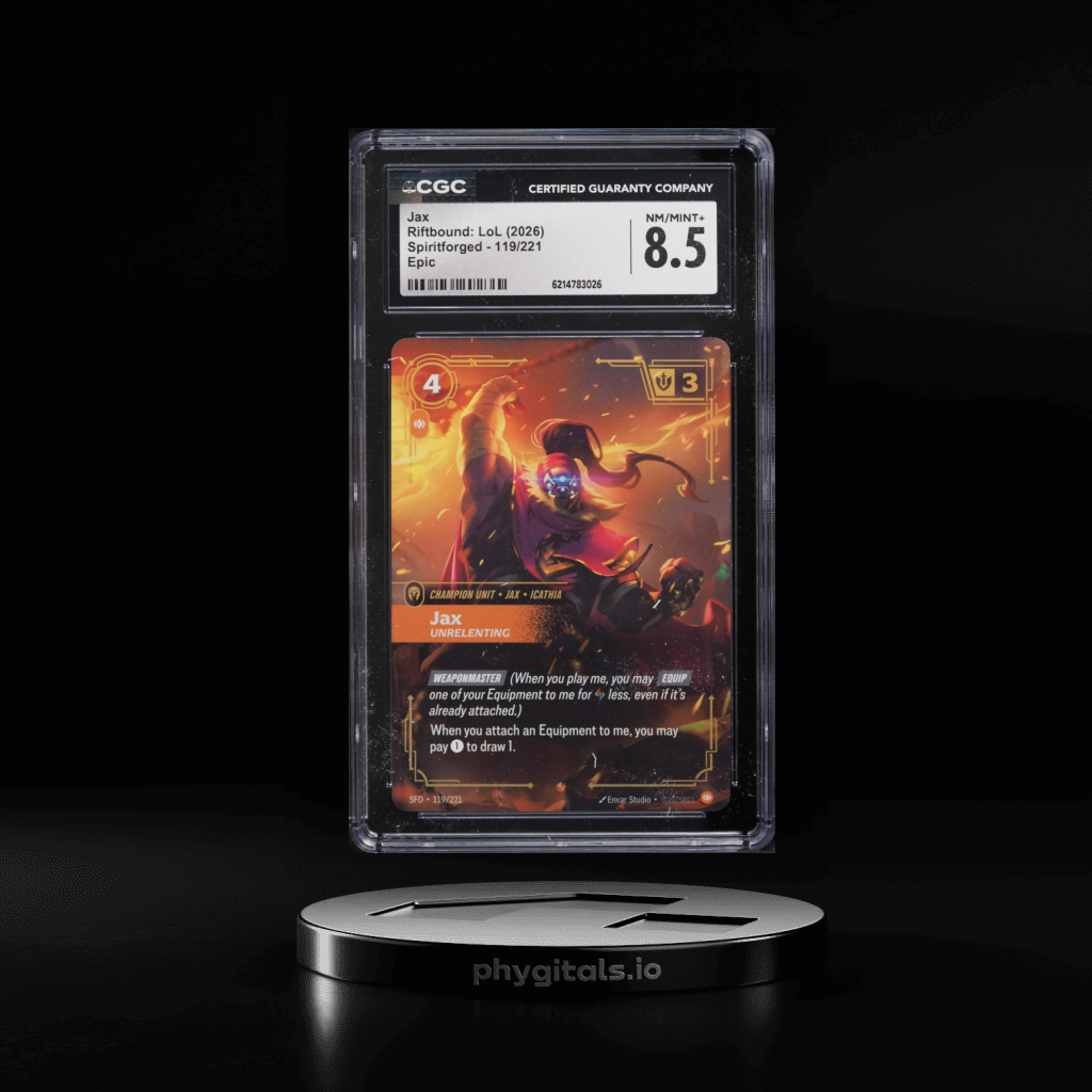 Jax card artwork