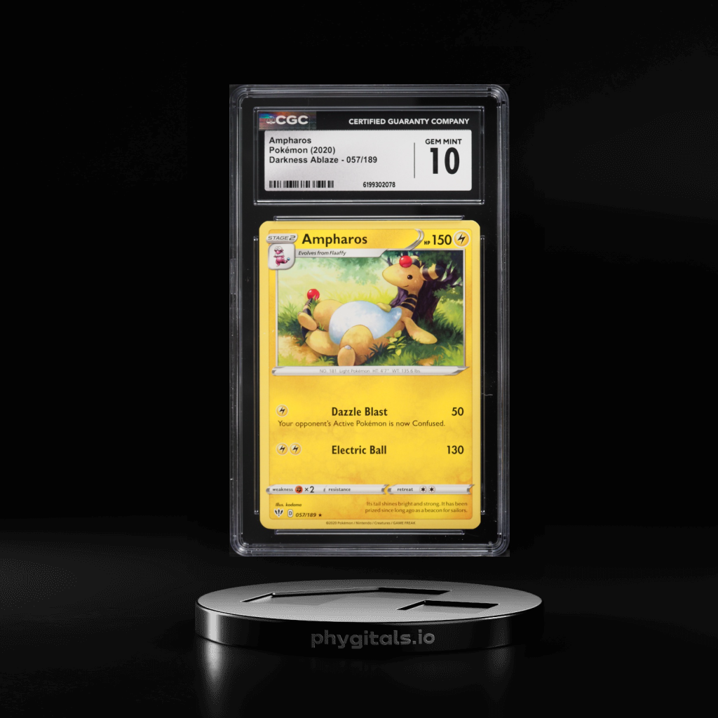 Ampharos card artwork