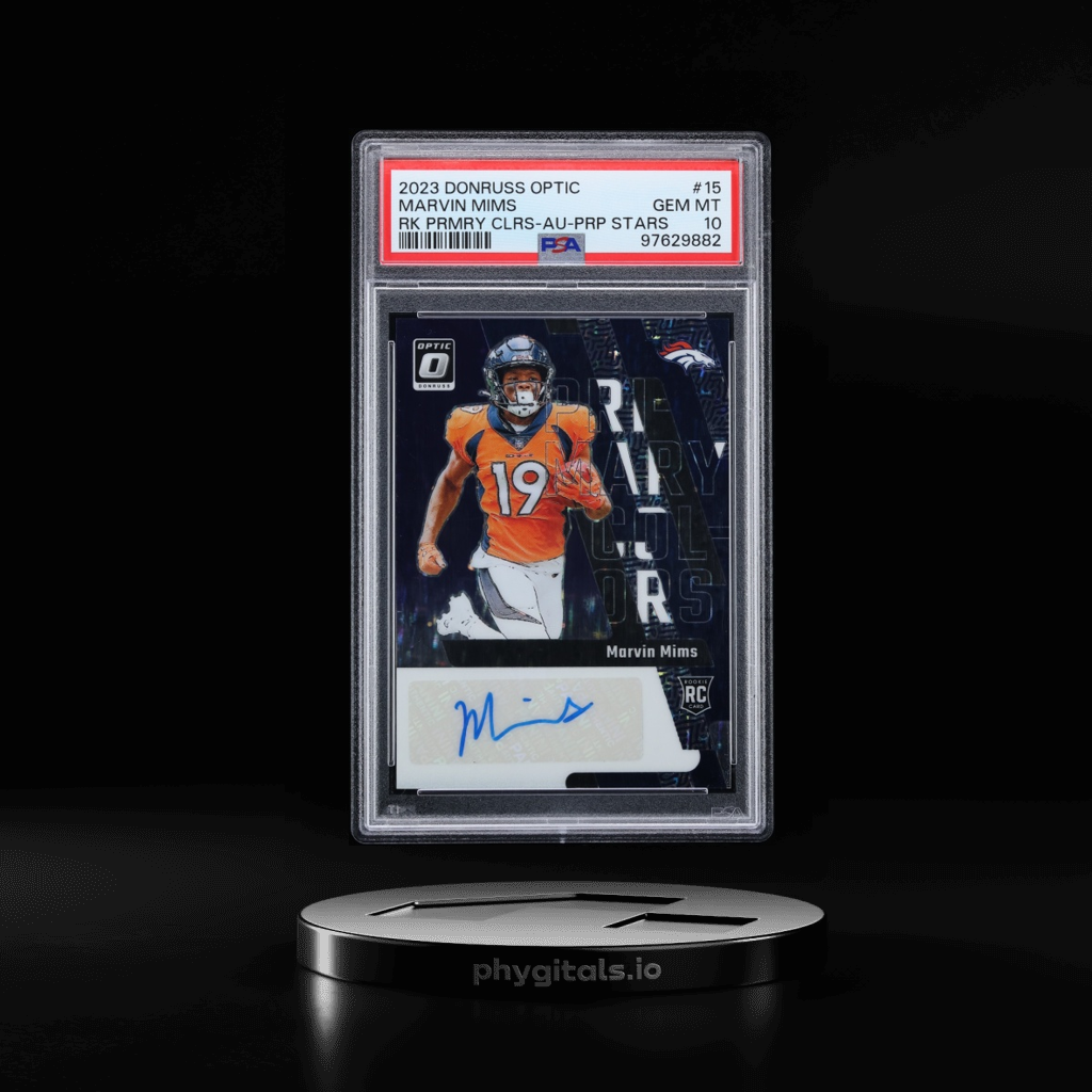 Primary Colors Stars Marvin Mims ROOKIE AUTO card artwork