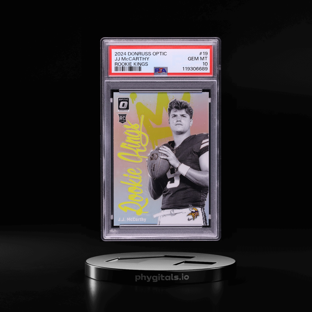 Kings JJ McCarthy card artwork