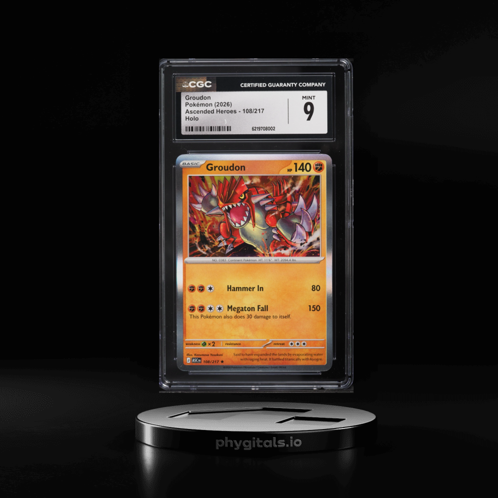 Groudon card artwork