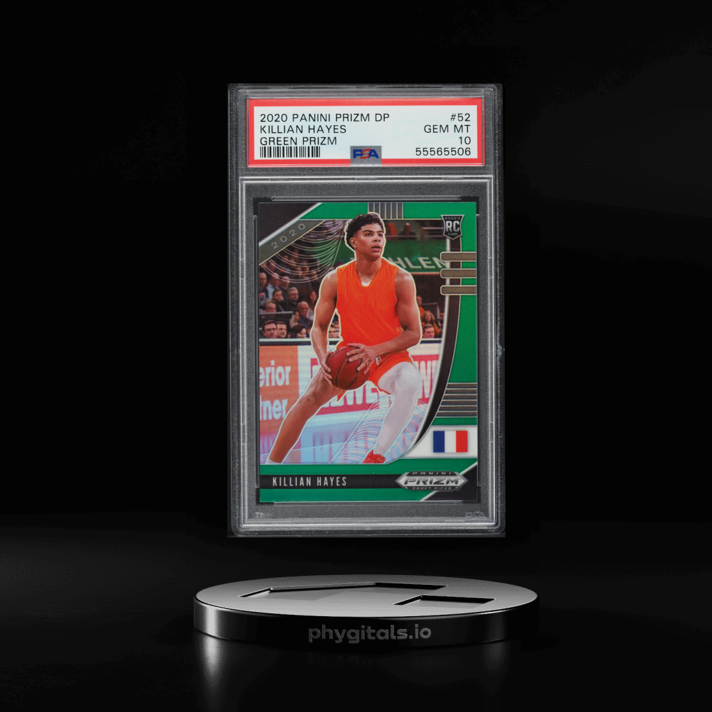Draft Picks Green Prizm Killian Hayes card artwork
