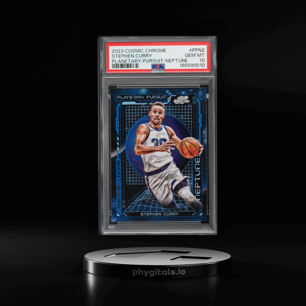 Cosmic Planetary Pursuit Neptune Stephen Curry card artwork