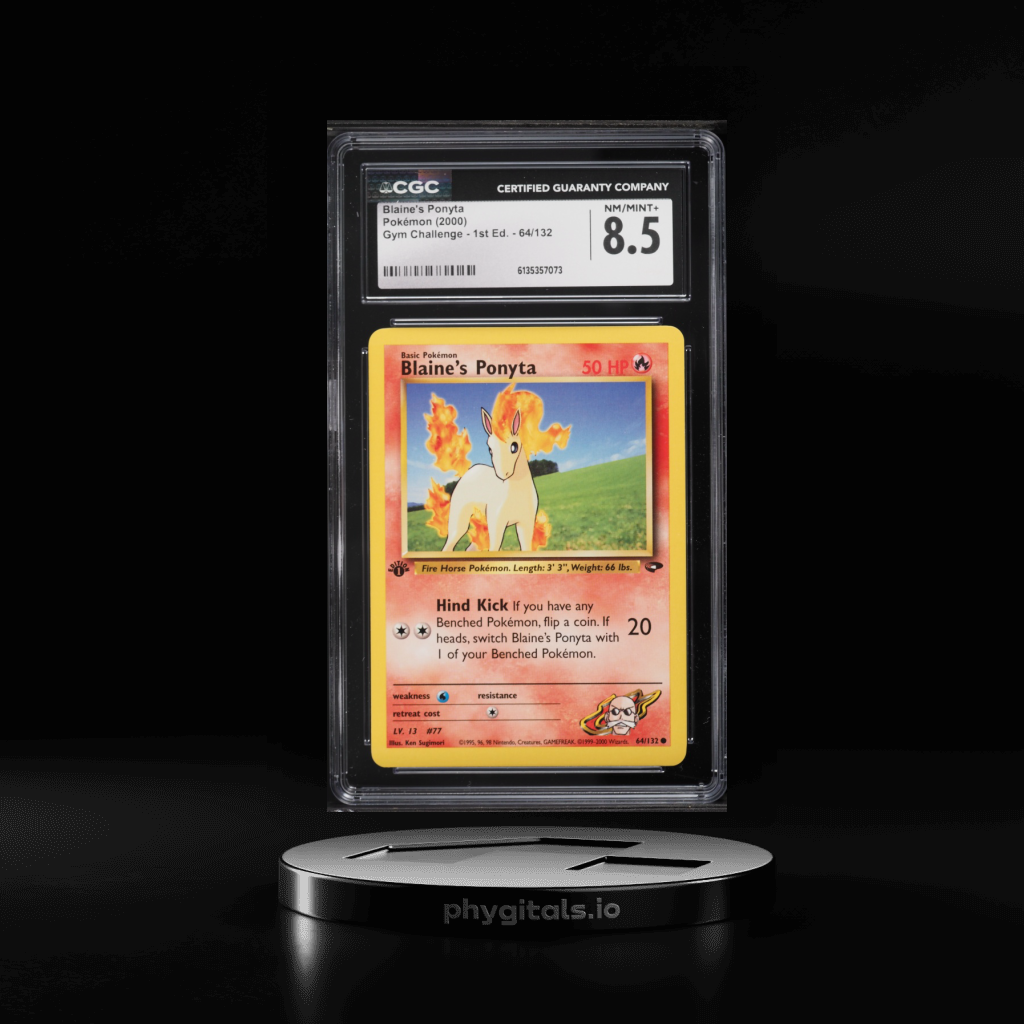 Blaine's Ponyta card artwork
