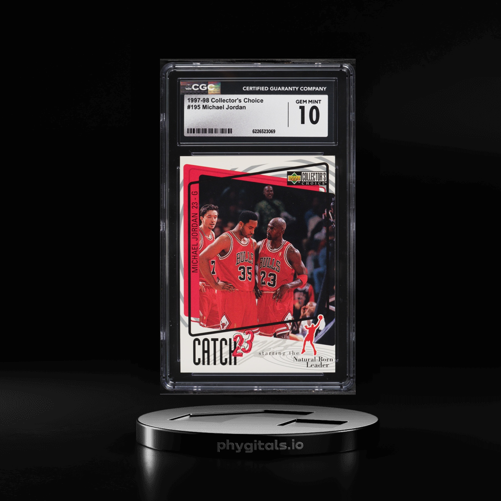Basketball Michael Jordan card artwork