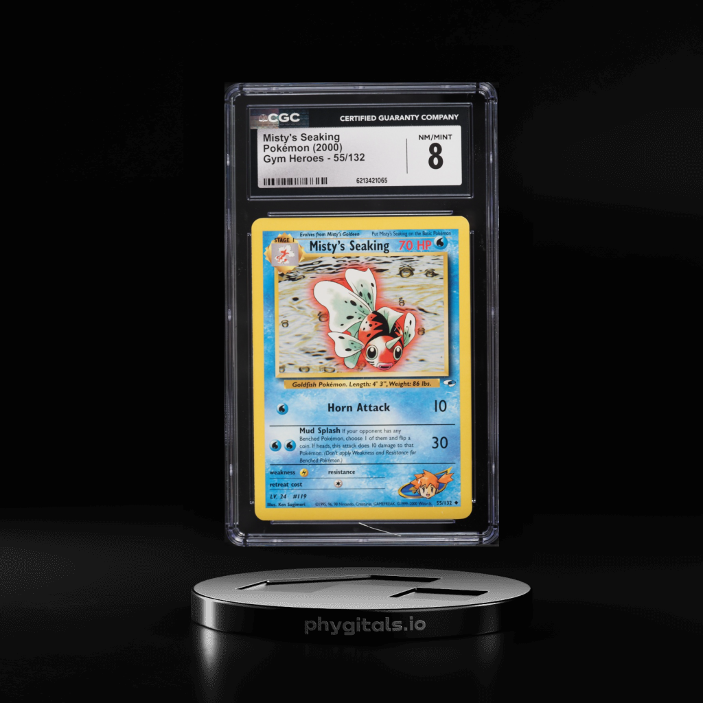 Misty's Seaking card artwork