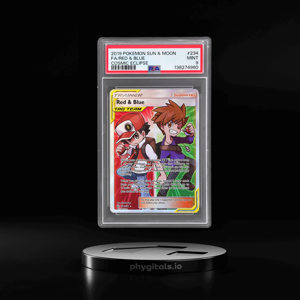 Red and Blue card artwork