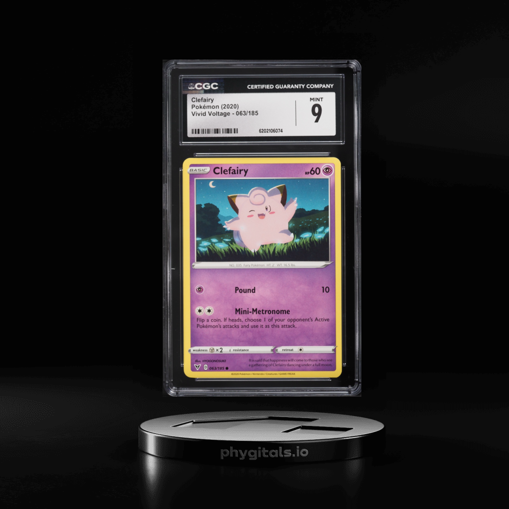 Miscut Clefairy card artwork