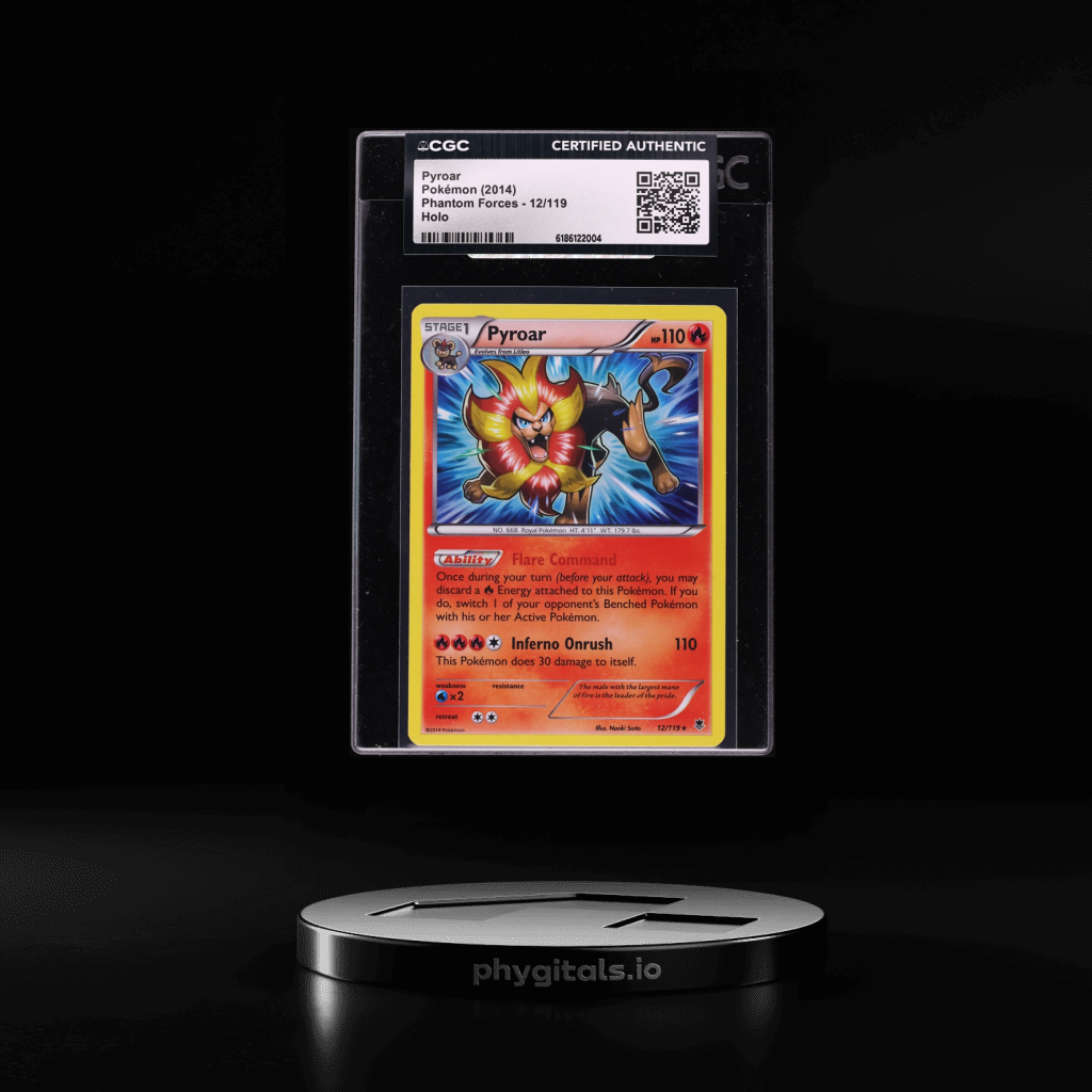 Pyroar card artwork