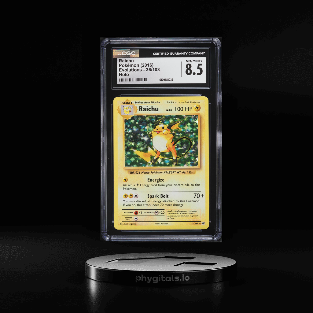 Raichu card artwork