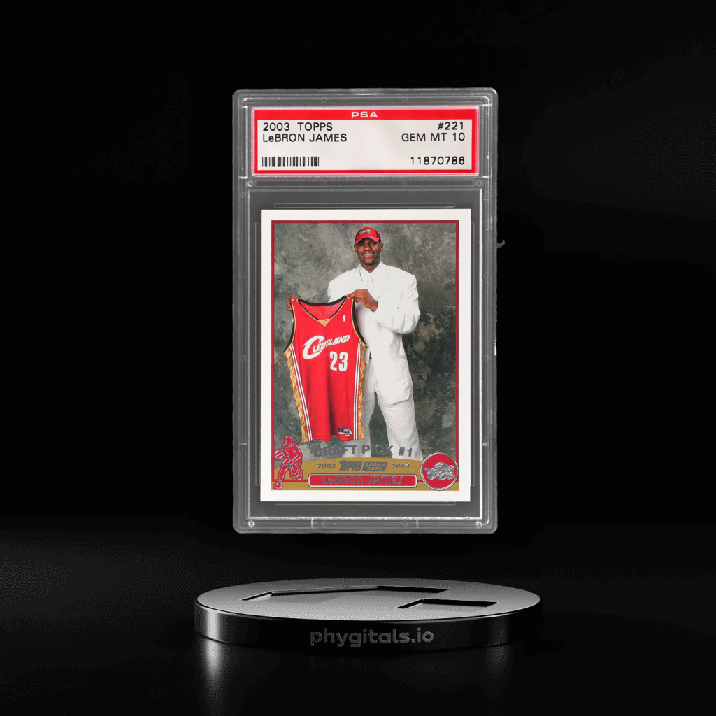 LeBRON JAMES card artwork