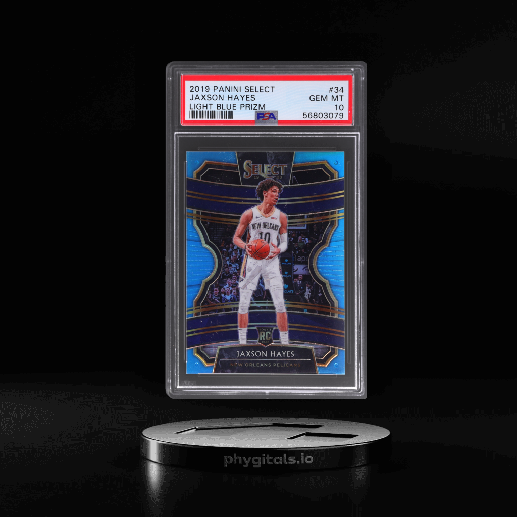 Concourse Light Blue Prizm Jaxson Hayes card artwork