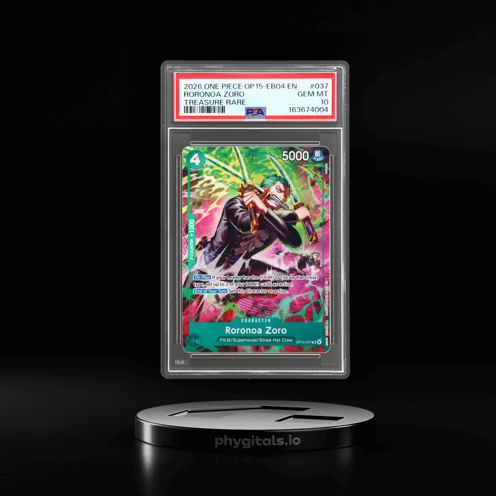 Treasure Rare Roronoa Zoro card artwork