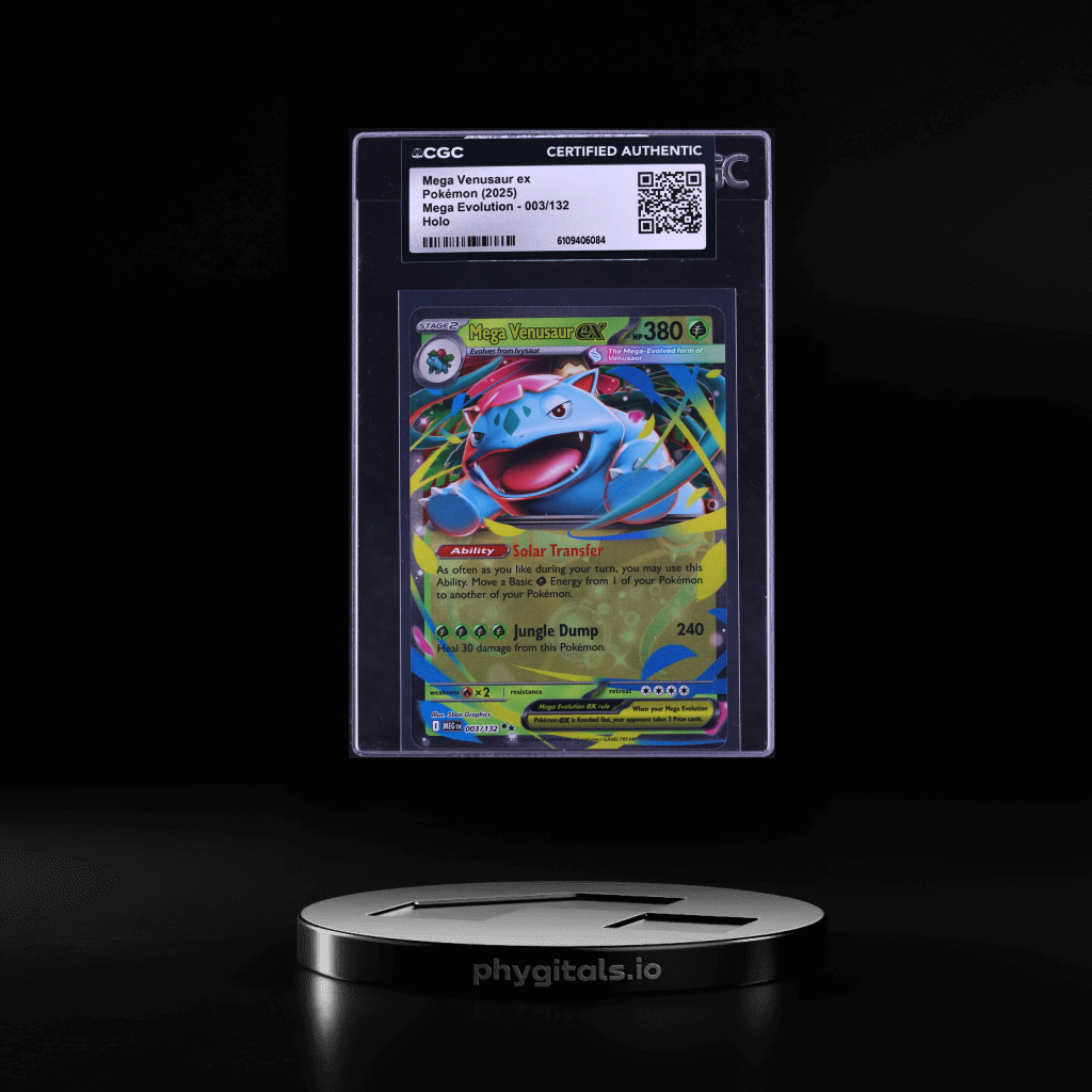 Mega Venusaur ex card artwork