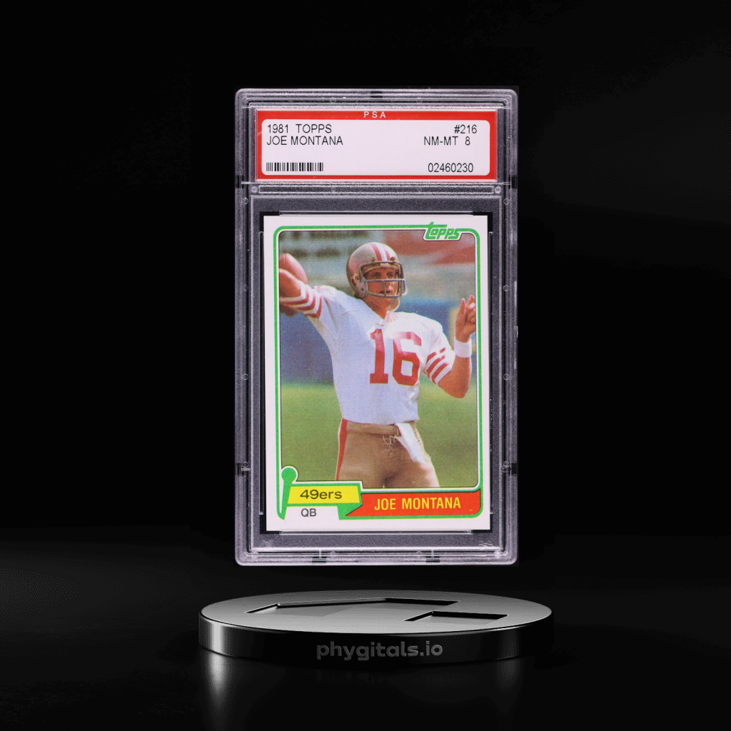 JOE MONTANA card artwork