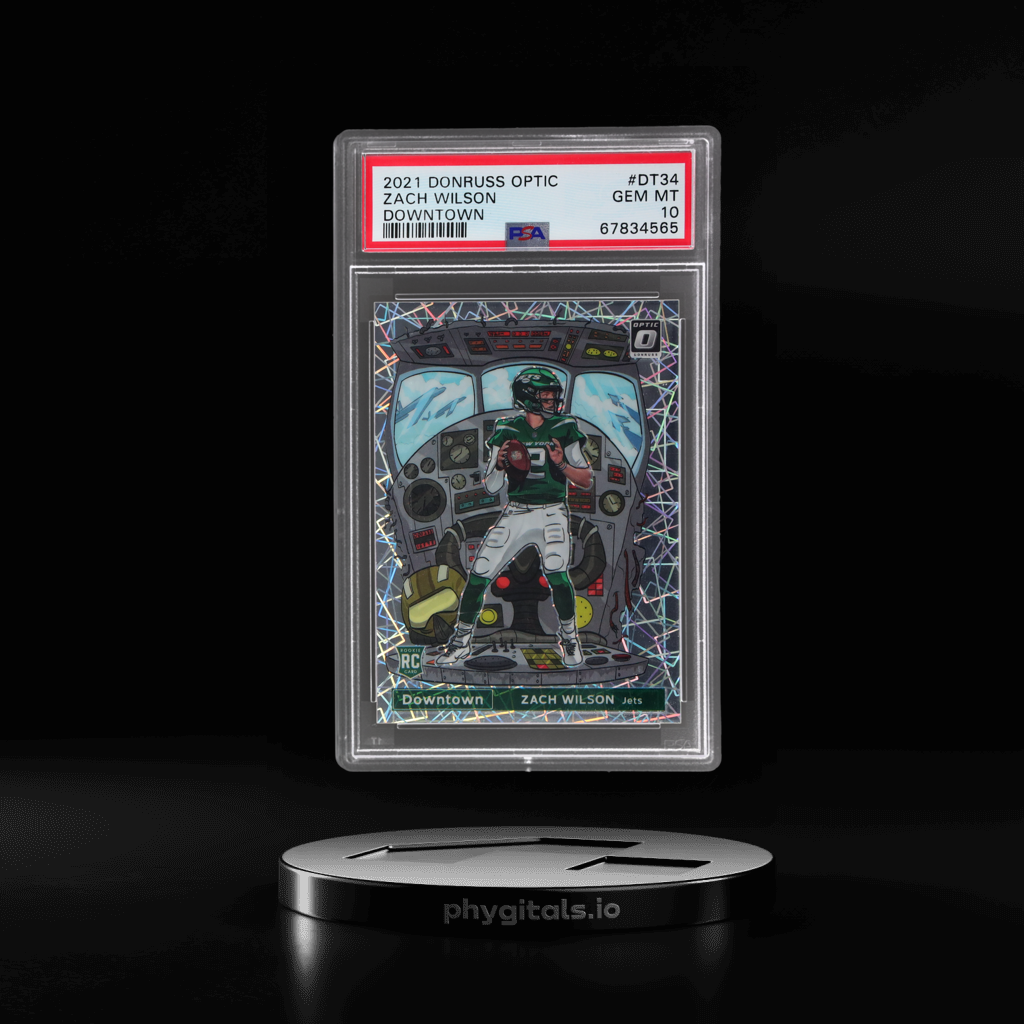 Downtown Zach Wilson card artwork