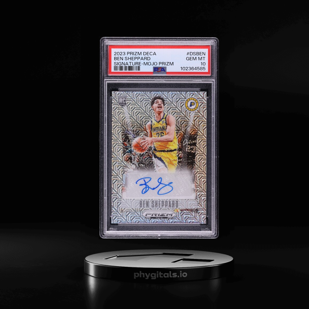 Deca Mojo Ben Sheppard ROOKIE AUTO card artwork