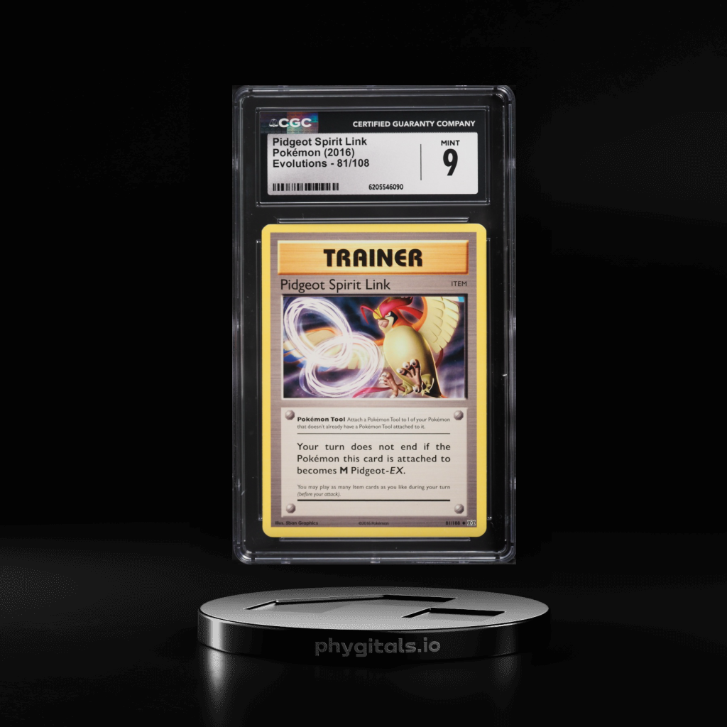 Pidgeot Spirit Link card artwork
