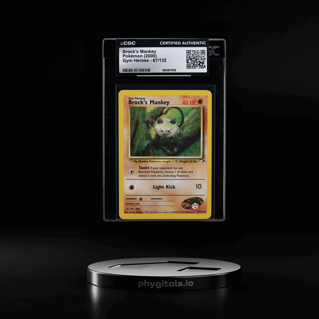 Brock's Mankey card artwork