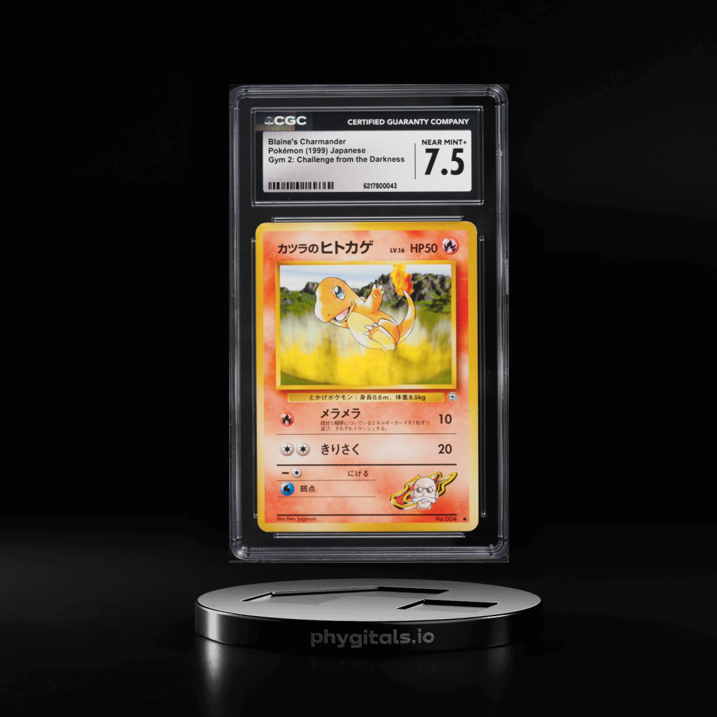 Challenge From The Darkness Blaine's Charmander card artwork