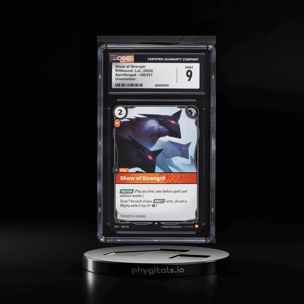 Show of Strength card artwork