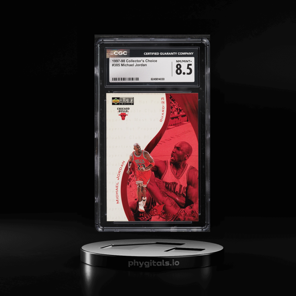Basketball Michael Jordan card artwork