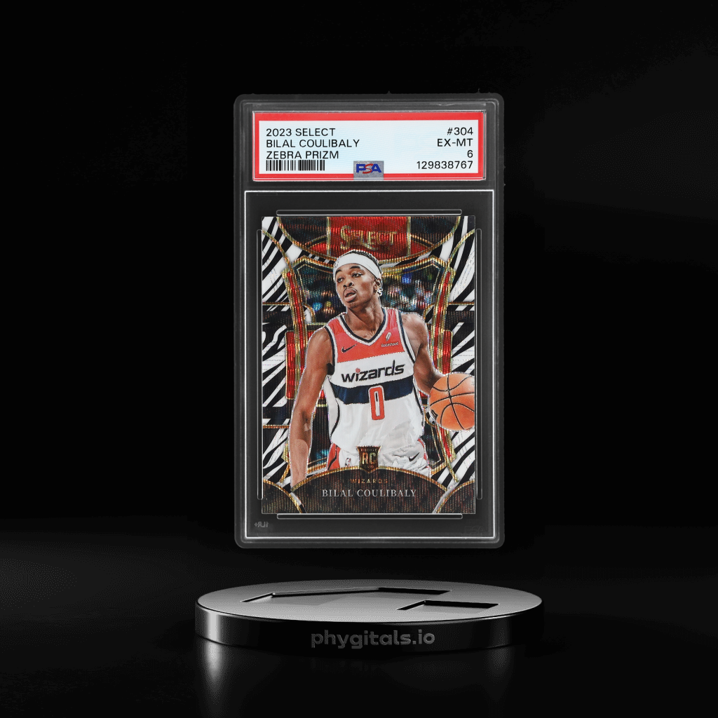 Mezzanine Level Zebra Prizm Bilal Coulibaly card artwork