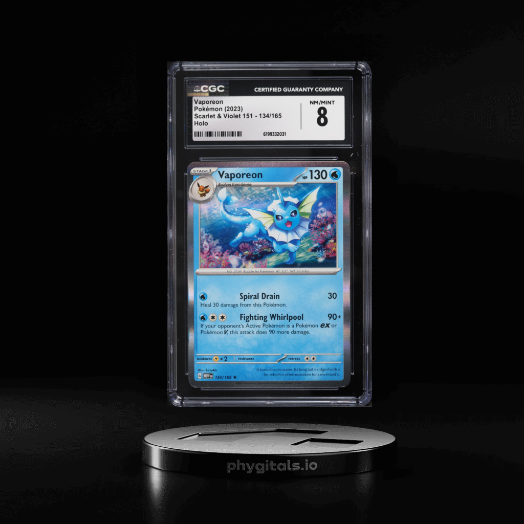 Vaporeon card artwork