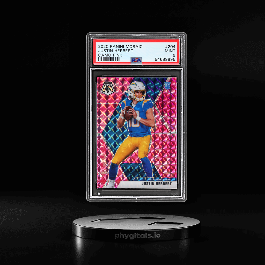JUSTIN HERBERT card artwork