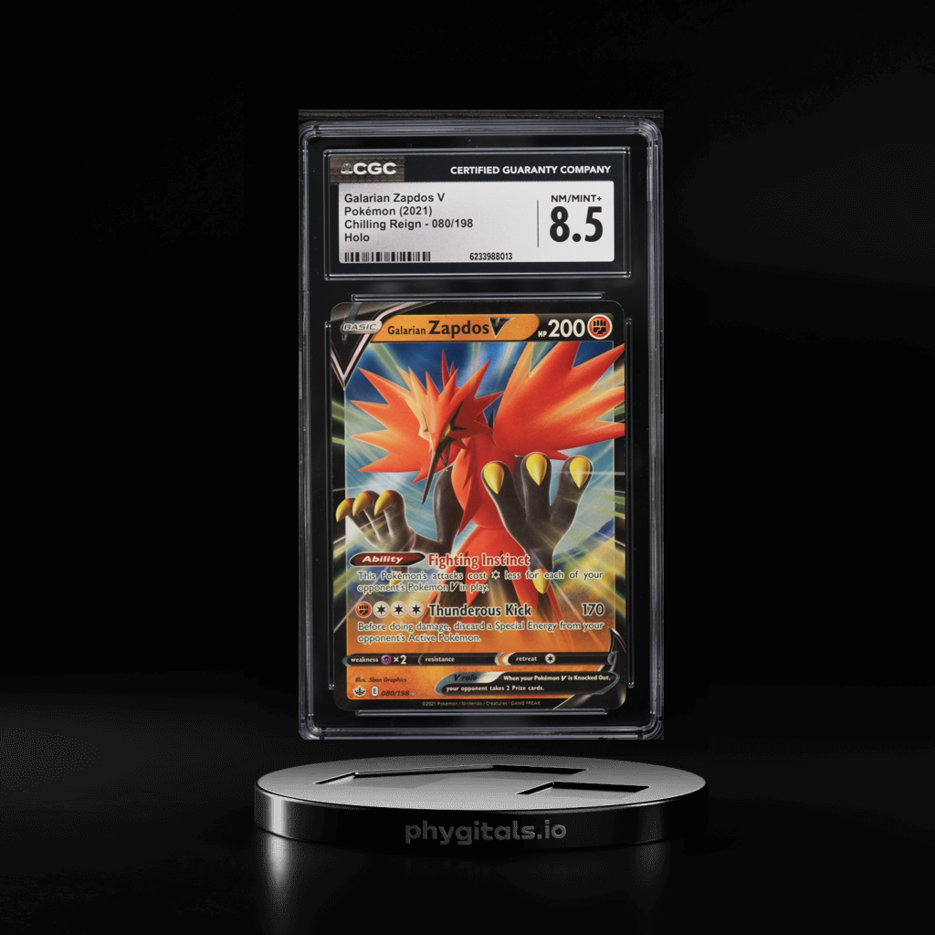 Galarian Zapdos V card artwork