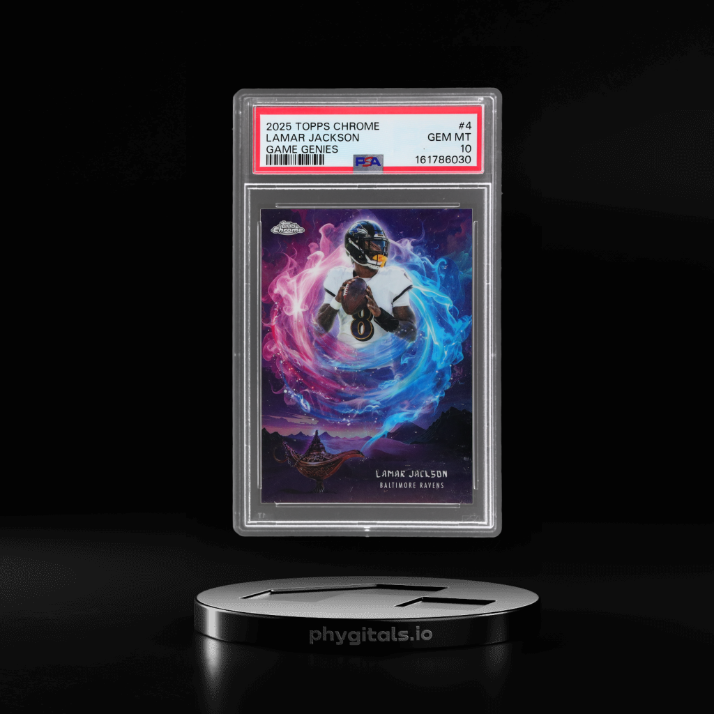 LAMAR JACKSON card artwork