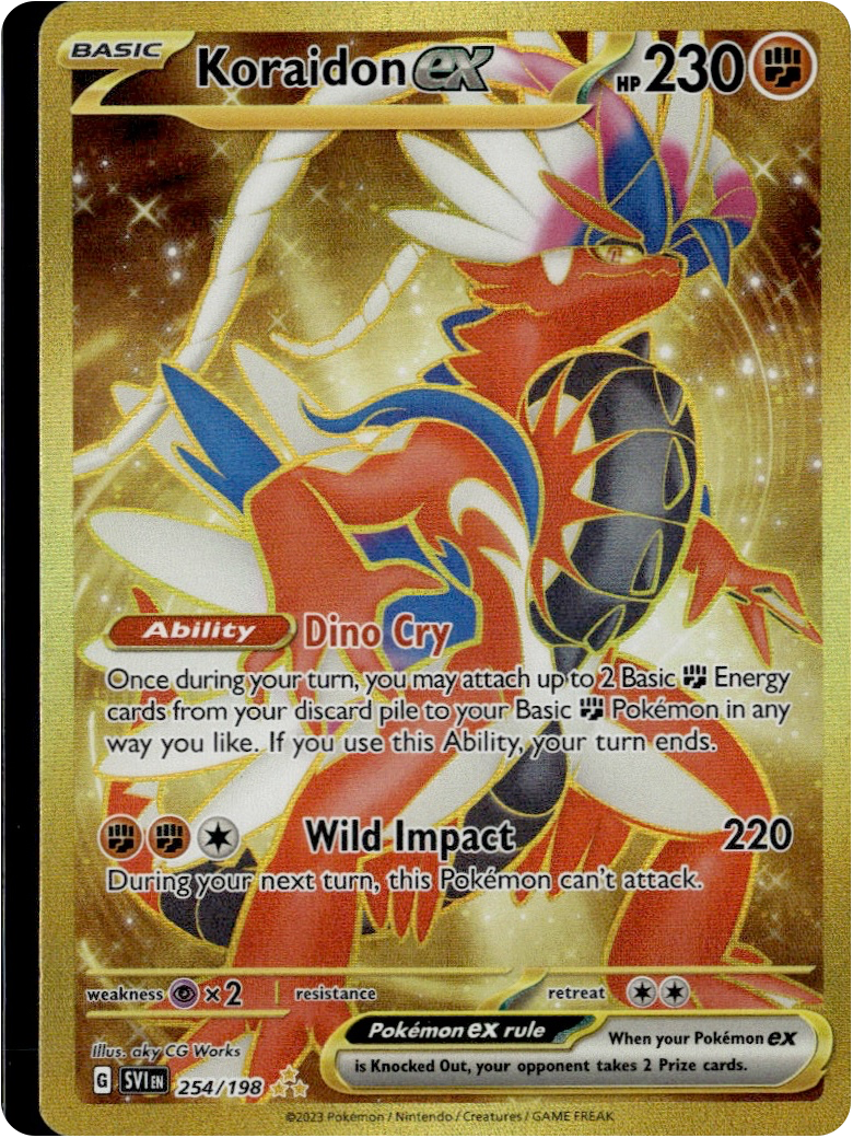 2023 Koraidon ex #254 Scarlet & Violet
