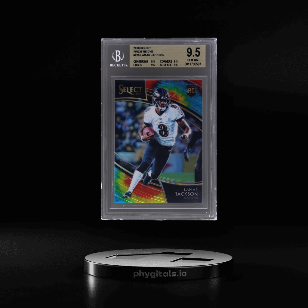 LAMAR JACKSON card artwork