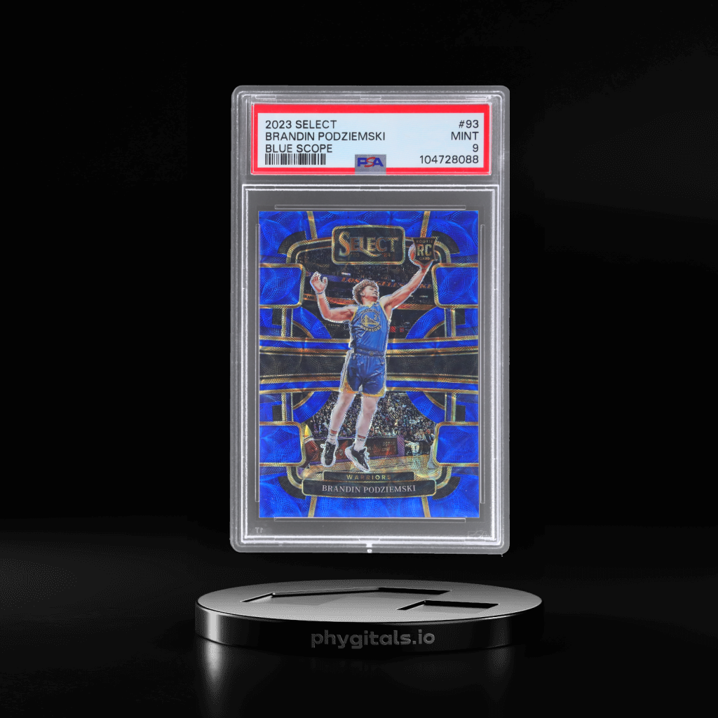 Concourse Blue Scope Brandin Podziemski card artwork