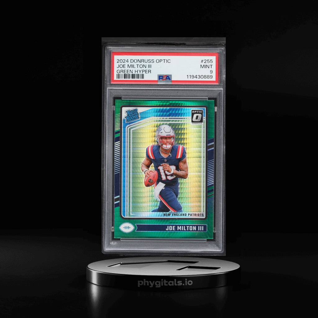 Green Hyper Joe Milton III card artwork