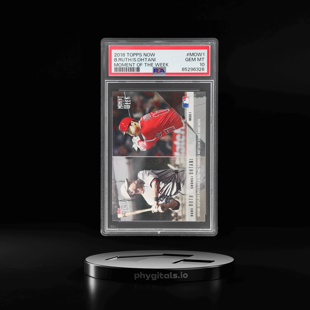 B.RUTH/S.OHTANI card artwork