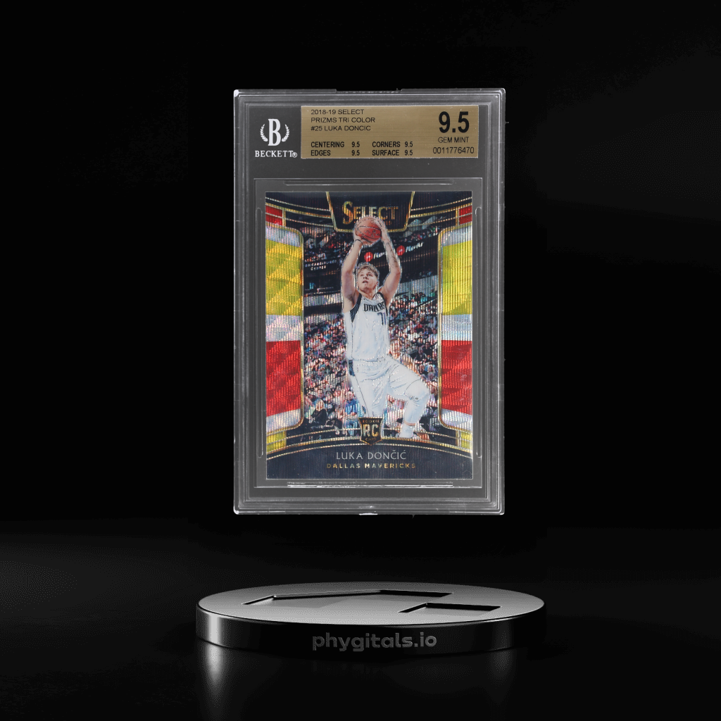 Concourse Tri Color Prizm Luka Doncic card artwork