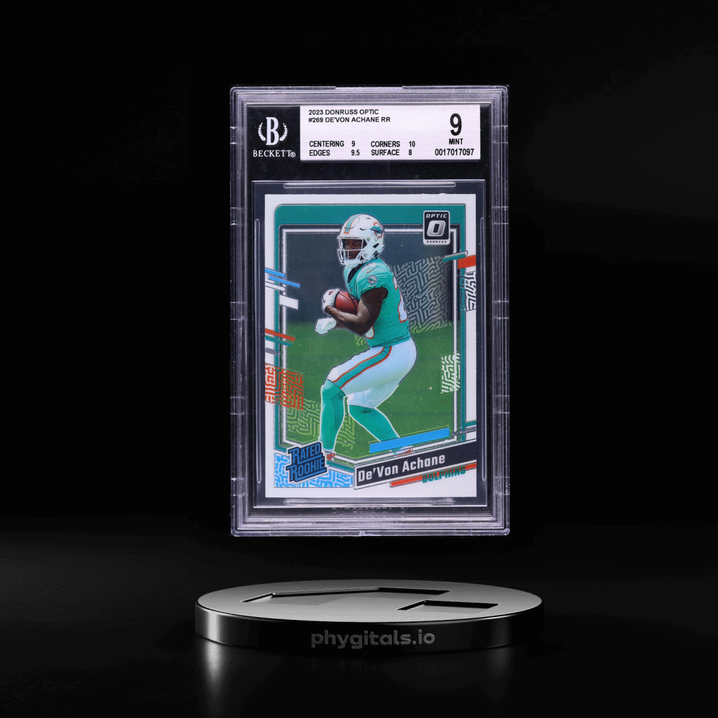 De'Von Achane card artwork