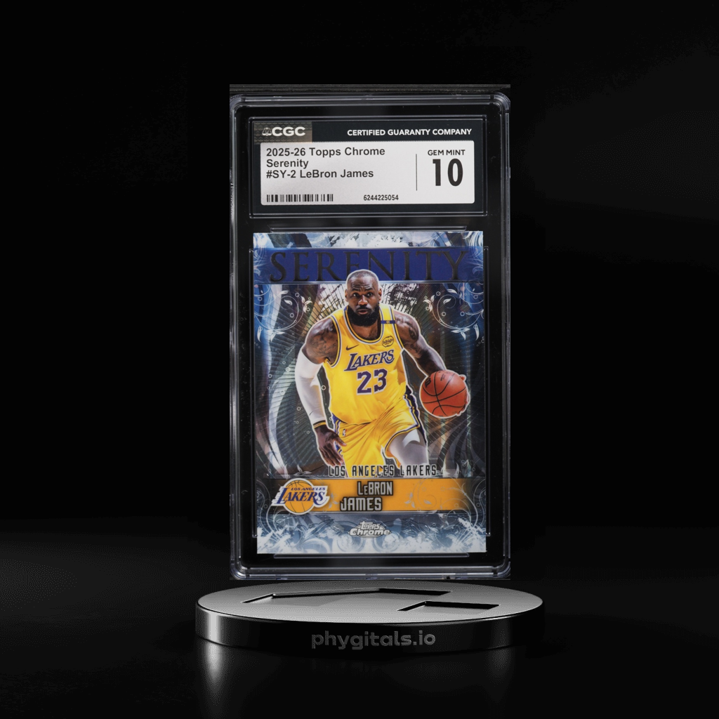 Serenity LeBron James card artwork