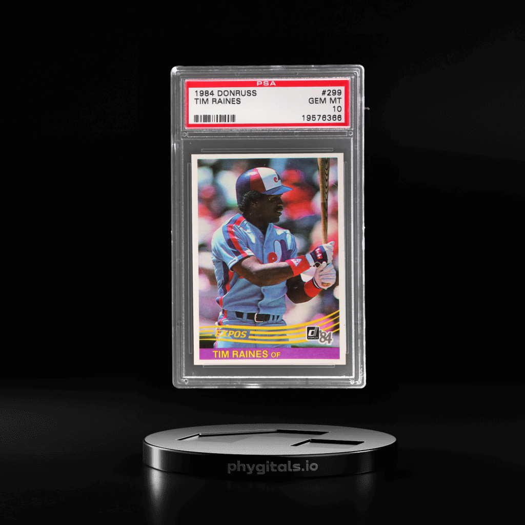 TIM RAINES card artwork