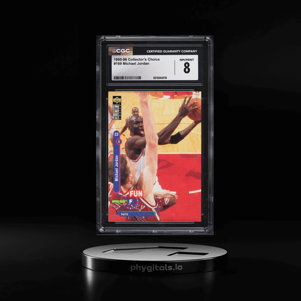 Basketball Michael Jordan card artwork