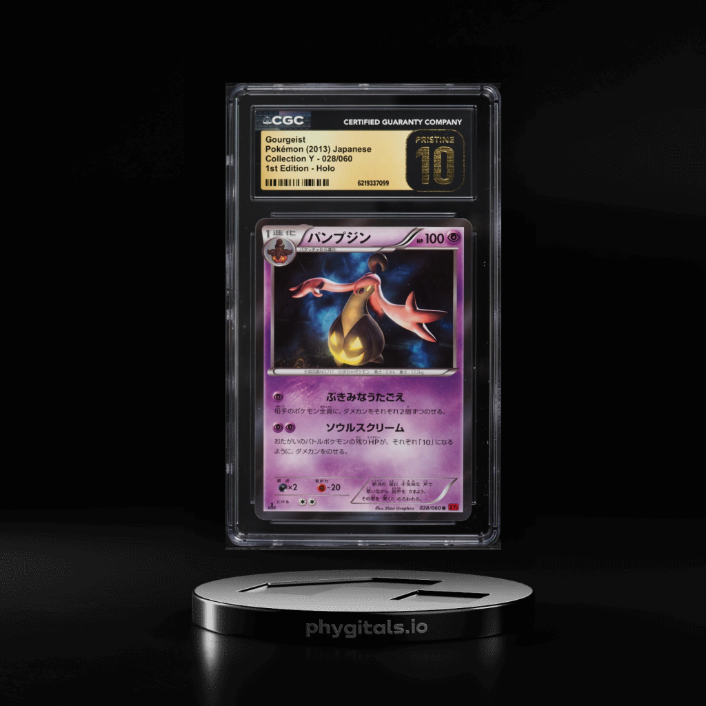 Collection Y 1st Edition Holo Gourgeist card artwork