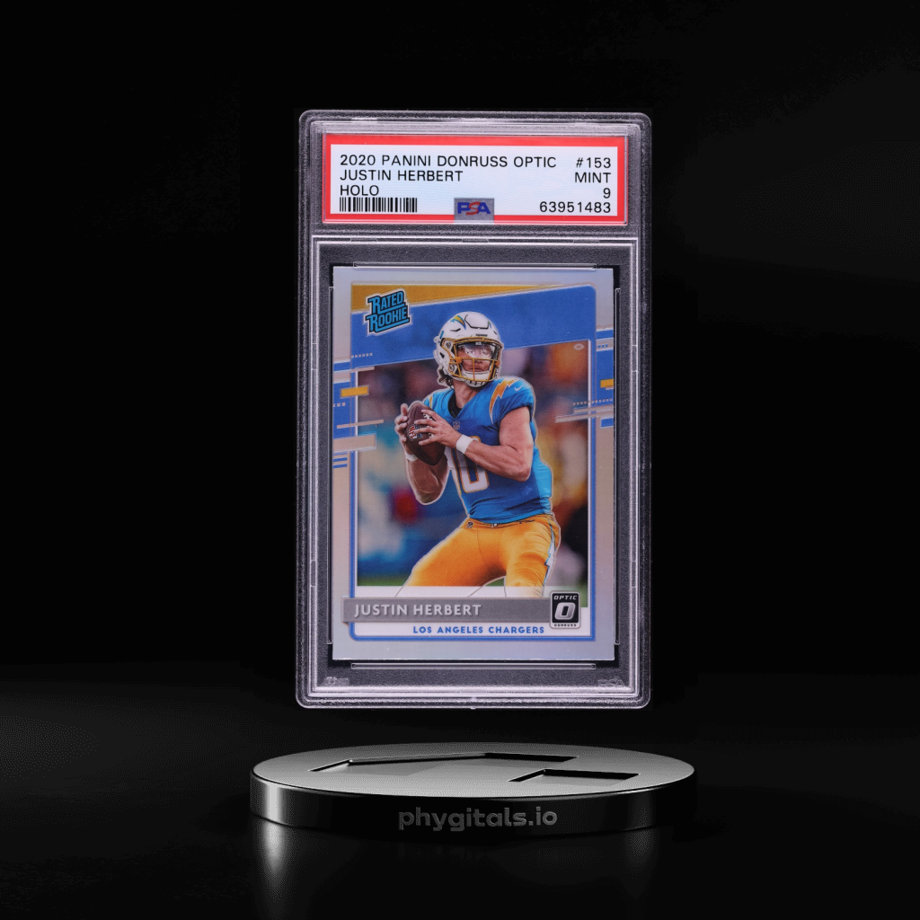 Justin Herbert card artwork