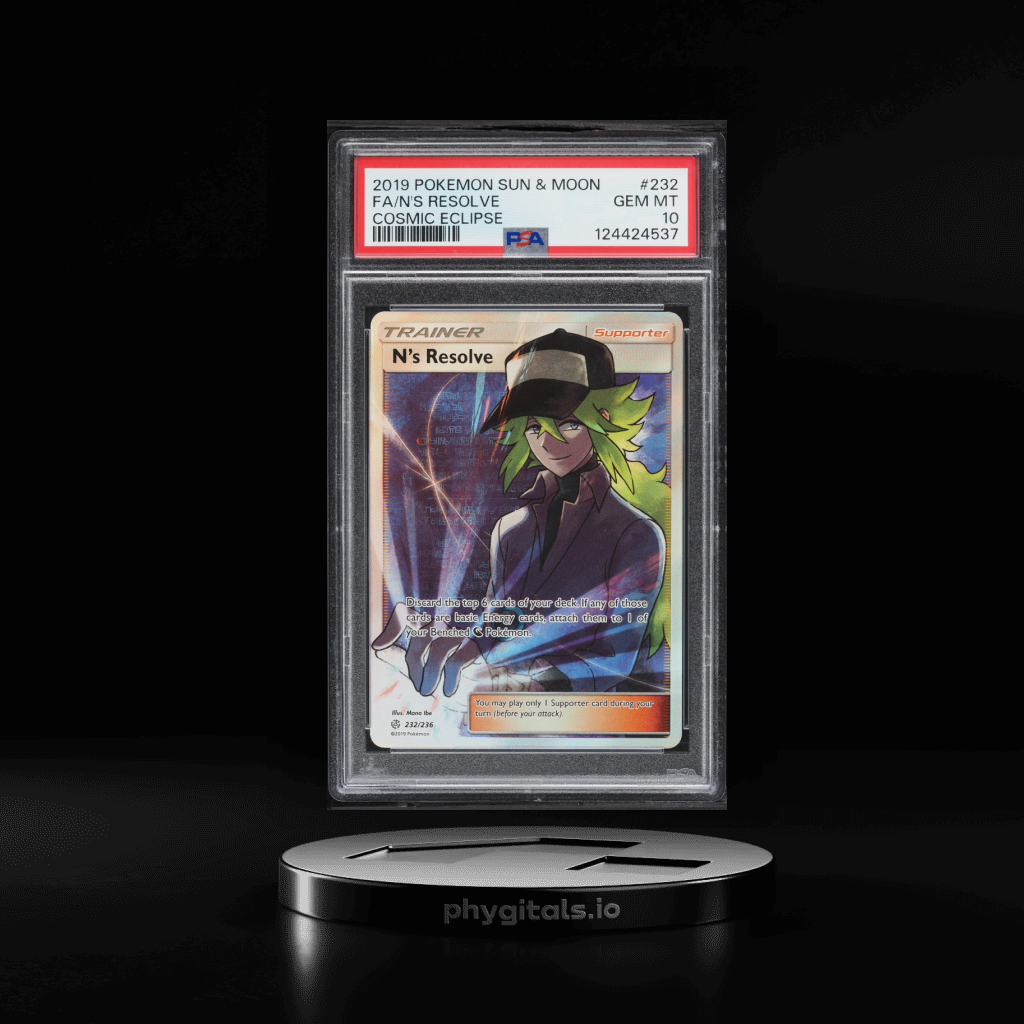 Full Art N's Resolve card artwork