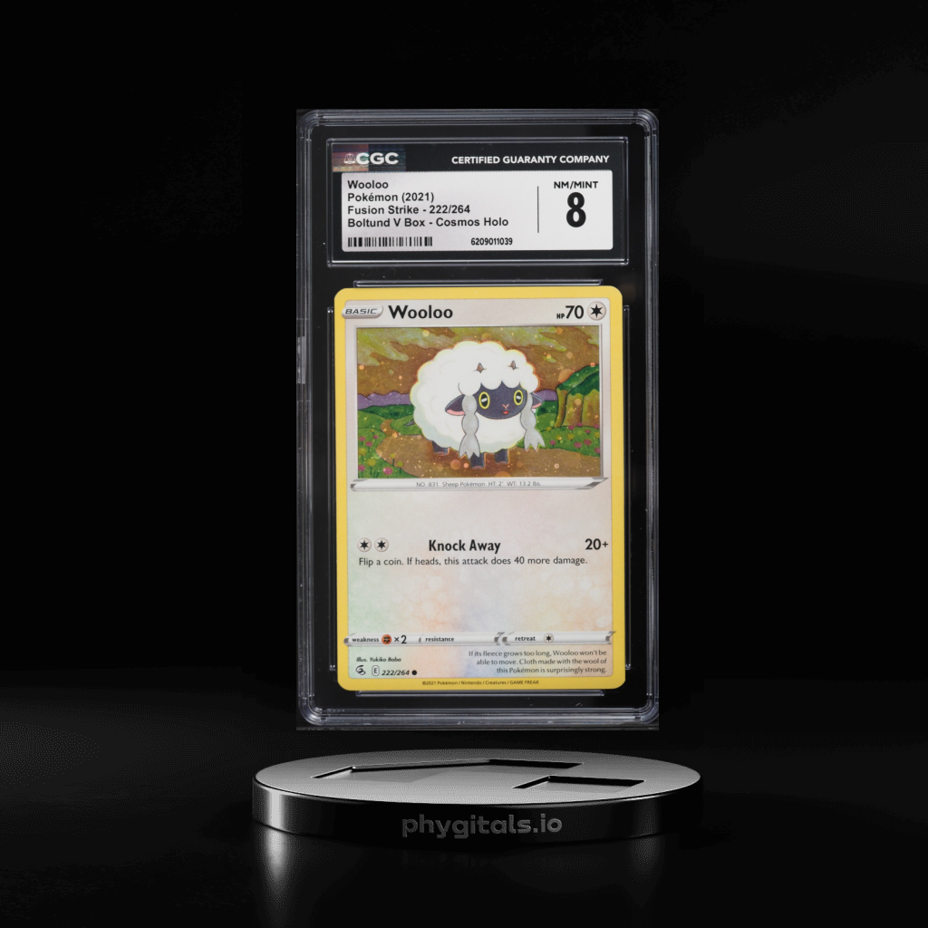 Boltund V Box Cosmos Holo Wooloo card artwork