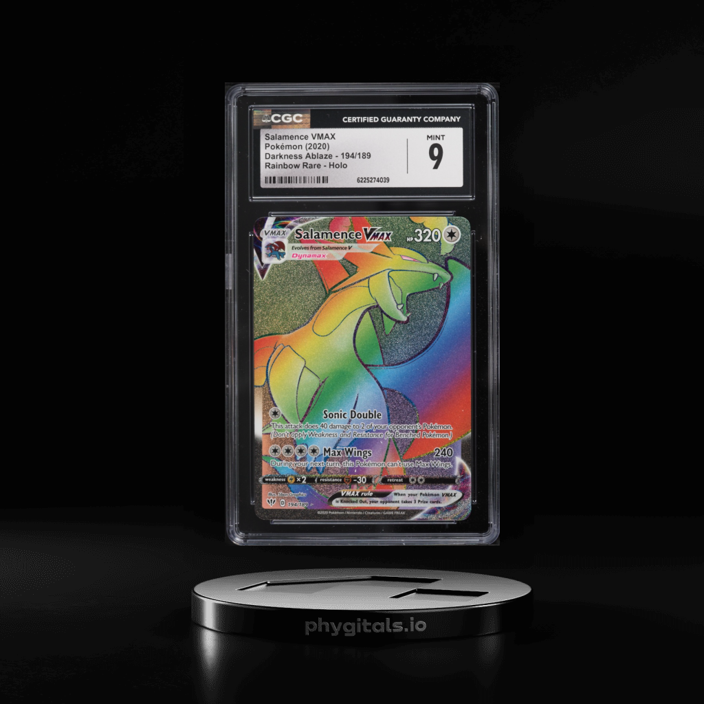 Hyper Rare Salamence VMAX card artwork