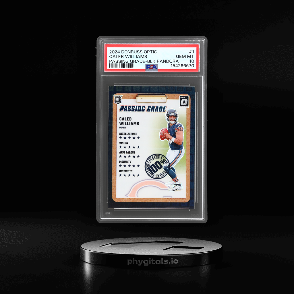 Passing Grade Black Pandora Caleb Williams card artwork