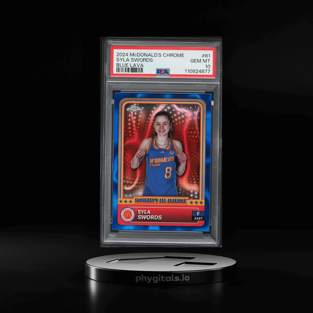 McDonald's All American Blue Lava Syla Swords card artwork