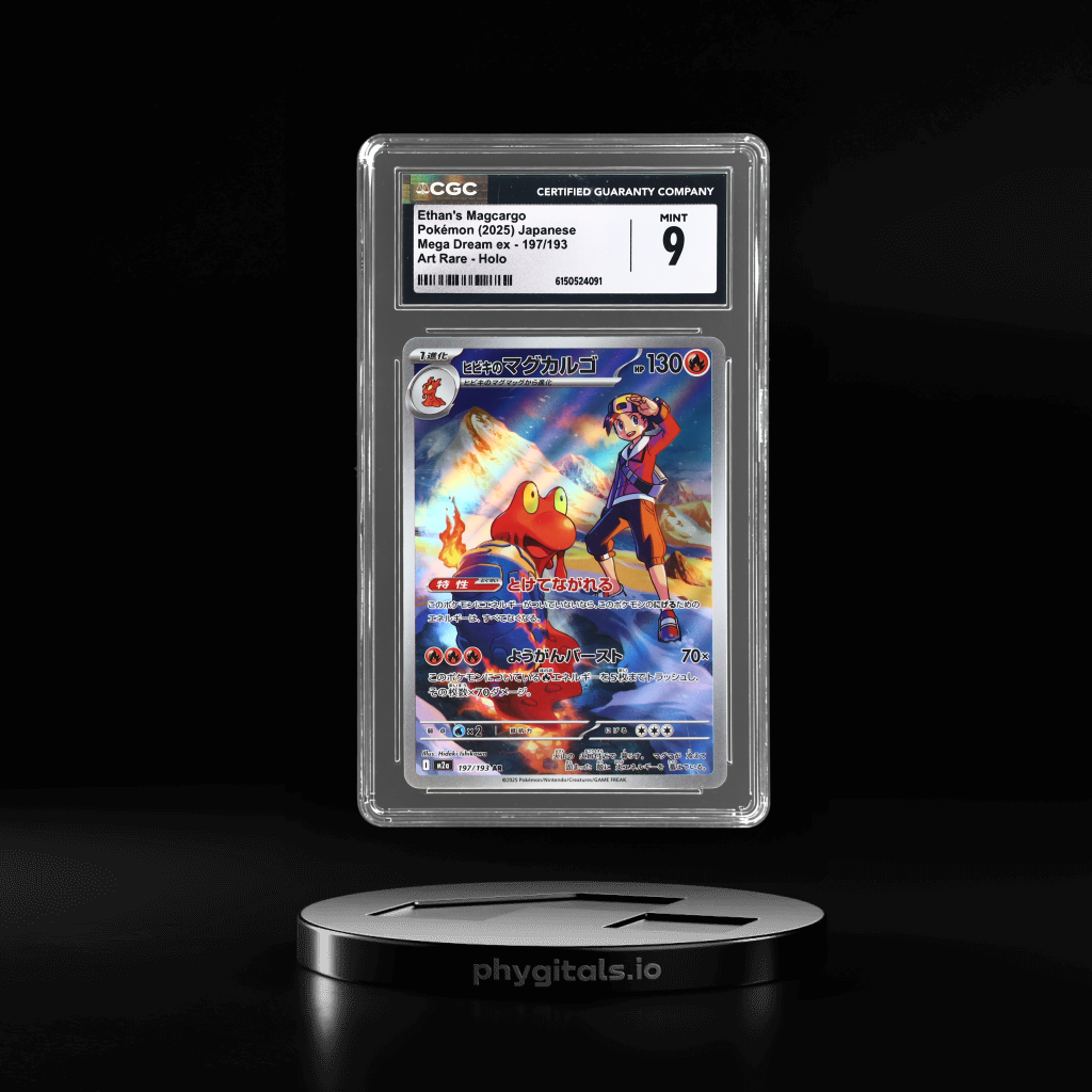 Ethan's Magcargo card artwork